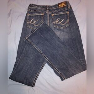 Express Low-rise bootcut  “Stella” Size 6L EUC flattering